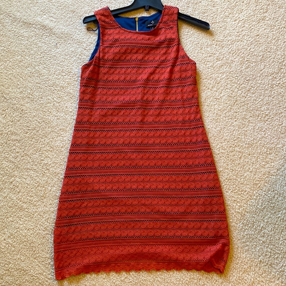 Burnt orange dress